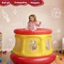 3-in-1 Inflatable Bounce House for Toddlers Under 4, Beautiful & Safe Bouncer with Ball Pit & Trampoline, Indoor/Outdoor Play Yard with Air Pump Image 4