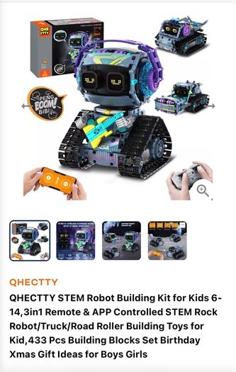 Qhectty Stem Robot Building Kit