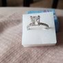 Sterling Silver 4ct Solitaire . Image 7