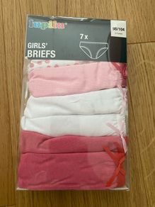 girls briefs 98/104cm 2/4 years