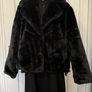 Faux Fur Short Jacket in Black - Size S Image 2