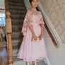 Girls Confirmation dress pink Image 5
