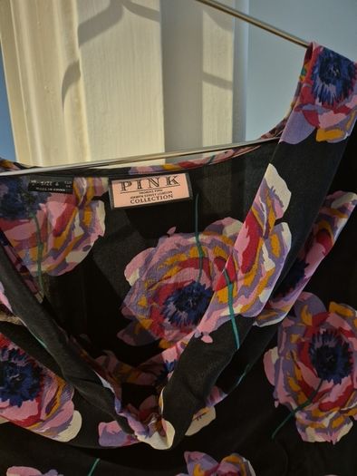 Designer Label "pink" Blouse 100% SILK