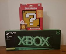 Xbox and Super Mario Lightbox