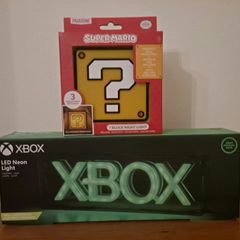 Xbox and Super Mario Lightbox