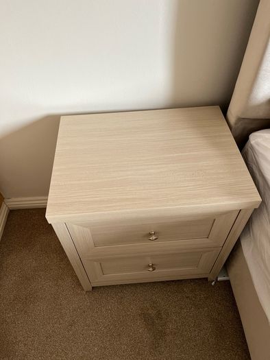 Oakham 2-Drawer Bedside Table Boxed