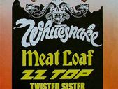 Whitesnake Vintage Concert Poster Castle Donington Monsters Of Rock 1983 Replica