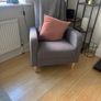 Grey Armchair Image 5