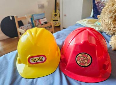 Construction worker and Fireman Hats