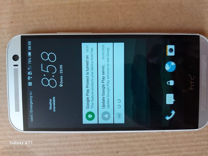 HTC ONE M8s, 16GB, 1.8GB Ram, working perfect, excellent condition