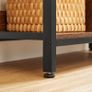 Bookcase  Shelves floor-standing shelf vintage brown-black Image 2