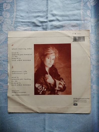 HAZELL DEAN / Who's Leaving Who - 7 Inch Single / Vinyl Record