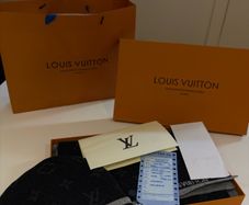 Louis Vuitton Eclipse Monogram Hat & Scarf