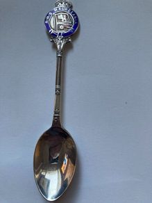 Antique 1926 Sterling Silver RMS Mauretania Spoon