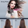 FREE EXPRESS SHIPPING Professional Hair Dryer 2000W Powerful AC Motor Quick Drying Ionic Hairdryer with 2 Speed 3 Heat Setting, Cool Shot Button with 1 Diffuser & 2 Concentrator Image 2