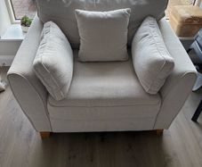 Cream Armchair Michael Murphy