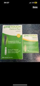 One touch Verio blood glucose diabetes test strips set