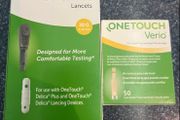 One touch Verio blood glucose diabetes test strips set