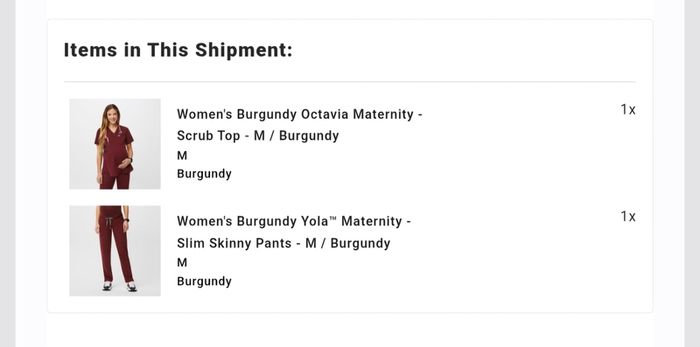 FIGS maternity scrubs