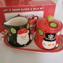 Ceramic Sugar and Milk Set with Tray Image 4