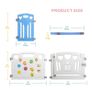 Baby Playpen for Crawling with Barrier Image 2