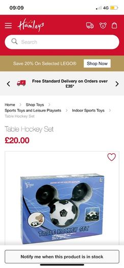 Table Hockey Set