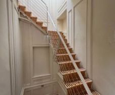 Steel stairs