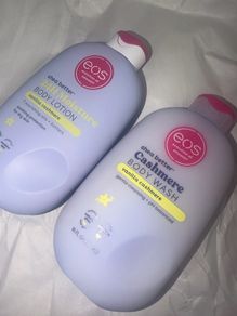 Body lotion and body wash
