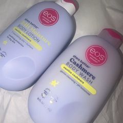 Body lotion and body wash
