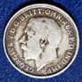 1917 United Kingdom 3 Pence - George V Silver Coin Image 2