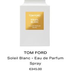 Tom Ford Soleil Blanc 100ml niche parfum