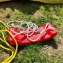 Wooden Swing Set with Slide + Swing Accessories Image 6