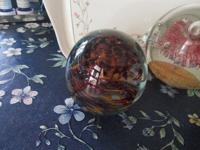 Large Art Glass Sphers/Balls