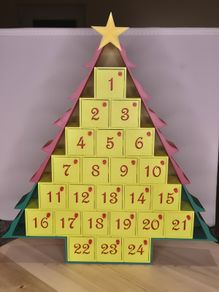 Christmas Tree Advent Calendar
