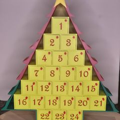 Christmas Tree Advent Calendar