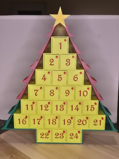 Christmas Tree Advent Calendar