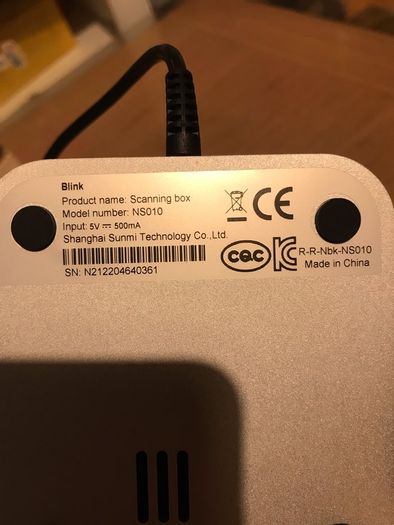 barcode scanner Sunmi Blink Scanning Box NS010