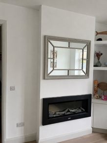 Large decorative wall mirror