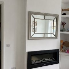 Large decorative wall mirror