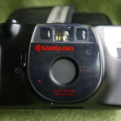 Samsung AF200 DX 35MM Film Camera Compact Point & Shoot Vintage Black 1990s - Tested