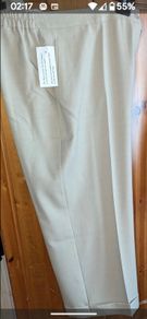 Brand new wide leg beige trousers size 24