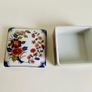 Vintage Japanese Style Porcelain Trinket Box 7cm Image 2