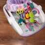 Bright Starts Purple Paradise Learn-to-Sit Activity Floor Seat with added toys as shown Image 5
