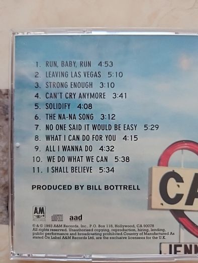 Sheryl Crow CD  - Tuesday Night Music Club