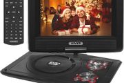11.5 Inch Portable DVD Player with 9.5 Inch Swivel Screen, 5 Hours Rechargeable Battery, Car DVD Player, Support CD/DVD/SD Card/USB, Latest