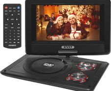 11.5 Inch Portable DVD Player with 9.5 Inch Swivel Screen, 5 Hours Rechargeable Battery, Car DVD Player, Support CD/DVD/SD Card/USB, Latest