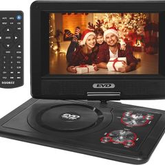 11.5 Inch Portable DVD Player with 9.5 Inch Swivel Screen, 5 Hours Rechargeable Battery, Car DVD Player, Support CD/DVD/SD Card/USB, Latest
