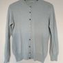 Cashmere Cardigan - Pale Blue - Size 10-12 Image 3
