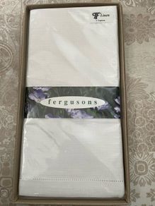 Vintage Linen Napkins Handmade boxed