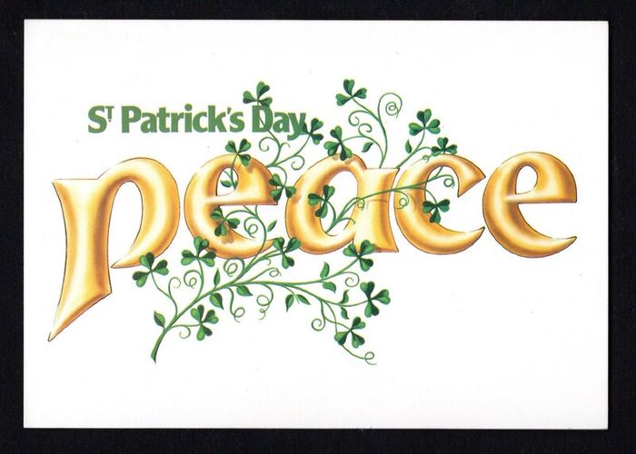 1984 Ireland Full set of six of An Post St. Patrick Day Postcard Mint